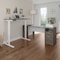 Bestar BESTAR Upstand 72W L-Shaped Electric Standing Desk in bark grey & white 175852-000047 - alternate 8